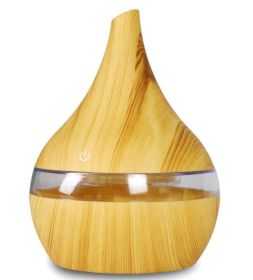 Household Automatic Mini Humidifier Aroma Diffuser (Option: Light wood grain-USB)