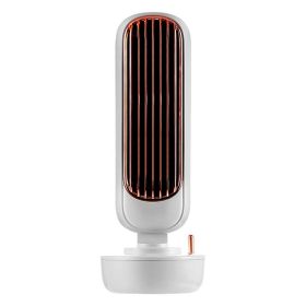 Small Fan Desktop Spray Electric Fan Humidifier (Option: White-USB)