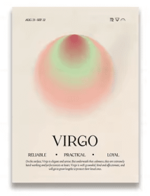 Retro 12 Zodiac Posters Canvas Wall Art Pictures Home Decor (Option: 30x42cm-No.10)