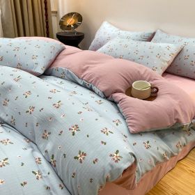 Thickened Brushed Maternal And Child Bedding Student Dormitory Three-piece Set (Option: Youth-1.8m bed)