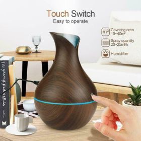 Ultrasonic Humidifier Oil Diffuser Air Purifier Aromatherapy with LED Lights (Option: default)