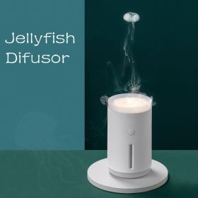 Spitting Circle Humidifier Large Fog Volume Desktop Atmosphere Lamp (Option: White-USB)