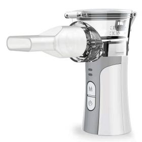 Hand-held Compression Atomizer Micro-grid Piezoelectric Humidifier (Color: grey)