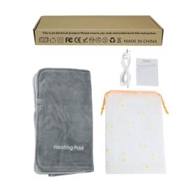 USB Electric Heating Feet Warmer Graphene Electric Blanket Home Office Feet Warmer Mat (Option: Dark Gray 30 X50cm)