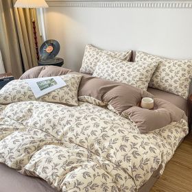 Four-piece Bed Set Jacquard Quilt Cover Sheets (Option: Jane Eyre-150to180cm)