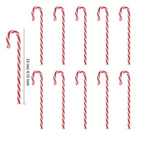 Christmas Tree Decoration Pendant Home Decoration (Option: 10PCs Crutch)