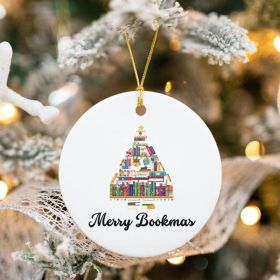 Creative Acrylic Christmas Tree Decoration Pendant (Option: H-8x8cm)