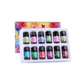 Water-soluble Humidifier 12 3ML Aromatherapy Essential Oils (Option: 12PCS)