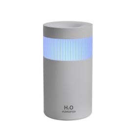Mini Desktop Usb Humidifier Household Vehicle Fog Volume Water Refill Instrument (Color: grey)