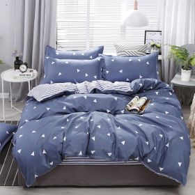 Bedding Four-piece Set Bed Sheet Quilt Cover (Option: Thoughts-150x200 4 Set)