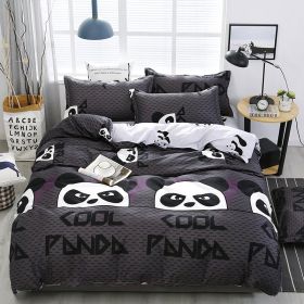 Bedding Four-piece Set Bed Sheet Quilt Cover (Option: Panda Beibei-150x200 4 Set)