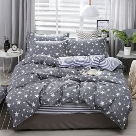 Bedding Four-piece Set Bed Sheet Quilt Cover (Option: Bright Stars-150x200 4 Set)