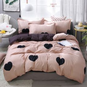 Bedding Four-piece Set Bed Sheet Quilt Cover (Option: Cute-150x200 4 Set)