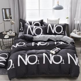 Bedding Four-piece Set Bed Sheet Quilt Cover (Option: NO1-180x220 4 Set)