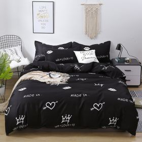Bedding Four-piece Set Bed Sheet Quilt Cover (Option: Glory-180x220 4 Set)