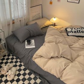 Small Floral Series Bed Sheet Quilt Cover Bedding (Option: Malt Sugar Latte-180cm Bed Sheet)