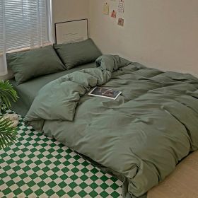 Small Floral Series Bed Sheet Quilt Cover Bedding (Option: Tea Green-180cm Bed Sheet)