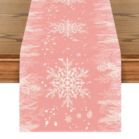 Table Runner Christmas Christmas Tree Snowflake Decoration (Option: 19ZQHA0023 3-180cm)