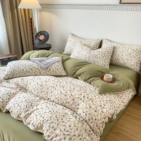 Four-piece Bed Set Jacquard Quilt Cover Sheets (Option: Little Chunye-200cm)