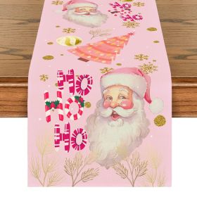Table Runner Christmas Christmas Tree Snowflake Decoration (Option: 19ZQHA0023 4-200cm)