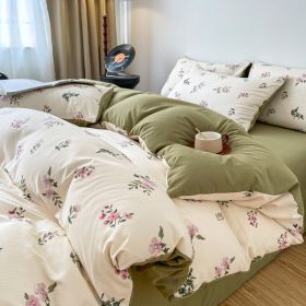 Thickened Brushed Maternal And Child Bedding Student Dormitory Three-piece Set (Option: Afternoon time-1.8m bed)